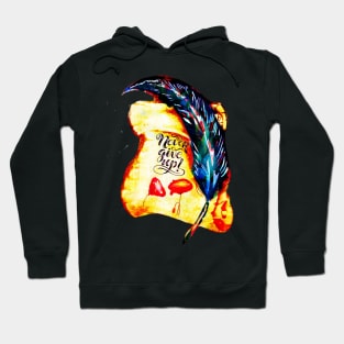 Never give up writer Hoodie
